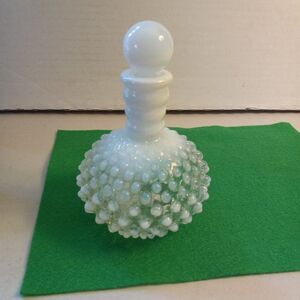 Vintage Fenton Opalescent Hobnail, Bulbous Vase/Jar Cottagecore Grandmacore